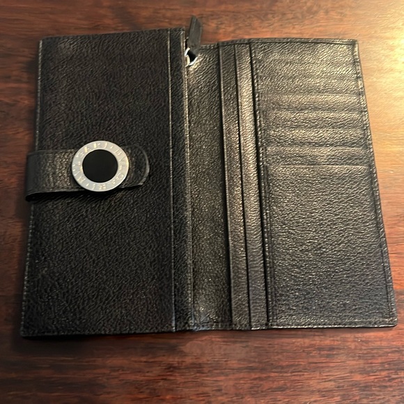 BVLGARI Calf Leather Bifold Continental Wallet - Picture 7 of 12